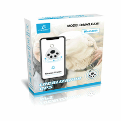 Localizador gps bluetooth en forma de huella para mascota