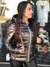 Jaqueta Puffer metalizada