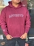 Moletom oversized APPROVE college bordo
