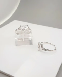 Anillo Corazón de 15 Años de Plata 925