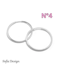 Aros Cubanos Finos de 1mm Plata 925 - tienda online