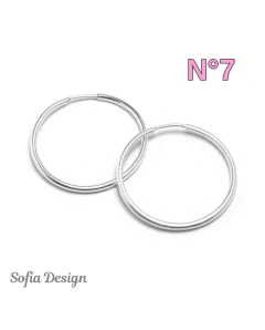 Aros Cubanos Finos de 1mm Plata 925 - comprar online