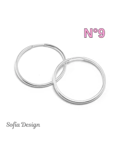 Aros Cubanos Finos de 1mm Plata 925 - CASA SOFIA