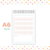 Bloco Check-List Flowers - comprar online