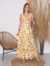 VESTIDO FEMININA ESTAMPA FLORAL
