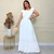 Vestidos Longo Luxo Com Babado Feminino