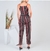 Macacão Pantalona Feminino Listrado Com Cinto De Amarração na internet
