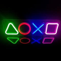Luminária neon para decoração de parede, interruptor alimentado por usb, luz neon led para decoração de quarto, sala de estar, jogos, adolescentes - comprar online