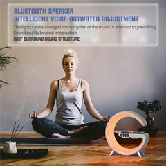 Imagem do Luminária G-Speaker Smart - Multifuncional 5 em 1