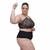 Conjunto Biquíni Cropped sem decote com Calcinha Hot Pants