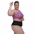 Conjunto Biquíni Cropped sem decote com Calcinha Hot Pants