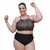 Imagem do Conjunto Biquíni Cropped sem decote com Calcinha Hot Pants