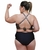 Conjunto Biquíni Cropped sem decote com Calcinha Hot Pants - comprar online