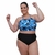 Imagem do Conjunto Biquíni Cropped sem decote com Calcinha Hot Pants