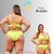 CONJUNTO DE BIQUÍNI TEXTURIZADO COM CALCINHA TANGA BORBOLETA - FRAN FERNANDES CONFECCOES LTDA