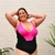 Maio Plus Size com decote profundo - FRAN FERNANDES CONFECCOES LTDA