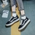 Verão Sapatos De Skate vans Mulheres Sapatos De Lona Confortável Andando Plataforma na internet