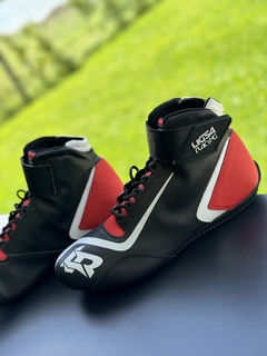 BOTAS NEGRAS CON ROJO - LIGSA RACING
