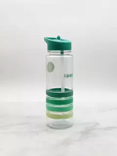 Botella de plástico Keep (verde agua a rayitas o rosa) - comprar online