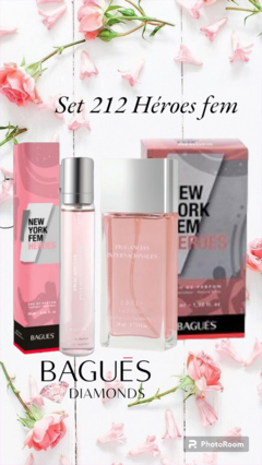 Set NY Héroes type 212 Héroes Fem