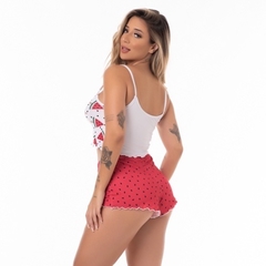 Baby doll cropped Melancia - comprar online