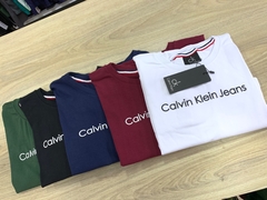 Camisa Calvin Klein Jeans malha peruana