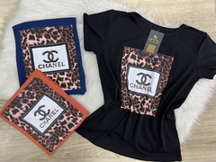 T-shirt chanel oncinha - comprar online