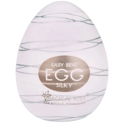 Egg silky masturbador masculino magical kiss