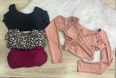 Cropped Renata manga longa - Backstage 