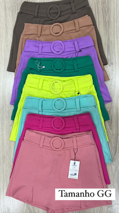 Shorts Saia Malha Crepe GG