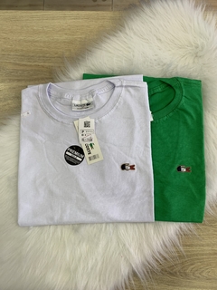 Camisa Algodão Lacoste Bordado Lateral