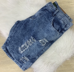 Bermuda Jeans Lacosta Rasgada