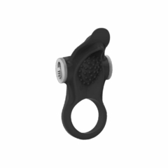 00016 | Anel peniano com argola para testículo com vibração feito em TPE e ABS - YOUVIBE - comprar online