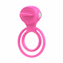 00028 | Anel peniano com argola para testículo com vibração feito em silicone cirúrgico e ABS - YOUVIBE - comprar online