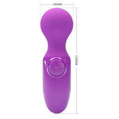 00148 | Vibrador de clitóris em formato de Varinha Mágica - Mini Stick - PRETTY LOVE - E-VARIEDADES