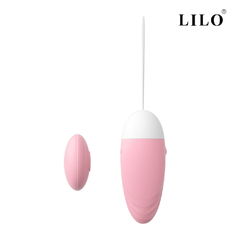 00252 | Vibrador Bullet com 10 modos de vibração e com Controle Remoto - LILO - E-VARIEDADES