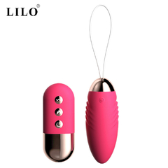 00257 | Vibrador Bullet com 10 modos de vibração e com Controle Remoto - LILO na internet