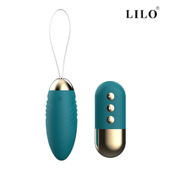 00257 | Vibrador Bullet com 10 modos de vibração e com Controle Remoto - LILO - E-VARIEDADES