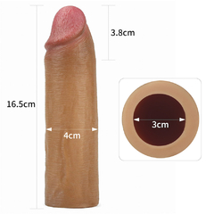 00313 | Capa peniana extensora com 2,5 cm de extensão, feita em material resistente e confortável - LOVETOY - comprar online