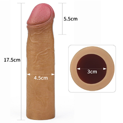 00317 | Capa peniana extensora com 5 cm de extensão, feita em material resistente e confortável - LOVETOY - loja online