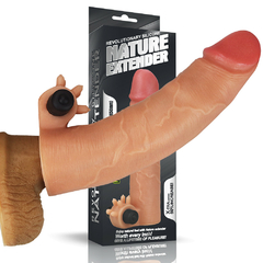 00321 | Capa peniana com extensor de 5 cm, estimulador de clitóris e cápsula vibratória - LOVETOY na internet