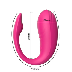 00377 | Vibrador de casal à longa distancia com aplicativo e 10 modos de vibração com estimulador na ponta - YOUVIBE - comprar online