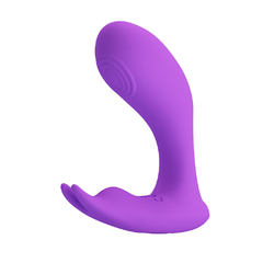 00533 | Vibrador e Estimulador Clitoriano com Controle Remoto - PRETTY LOVE na internet