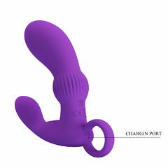 00545 | Vibrador com Estimulador Clitoriano com 12 modos de vibração - Cayla - PRETTY LOVE - loja online