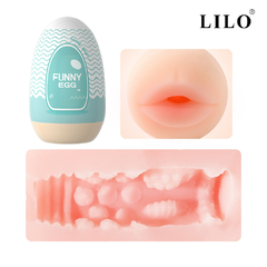 00574 | FUNNY EGG em Cyberskin - kit com 6 Modelos - LILO - E-VARIEDADES