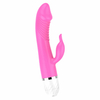 00769 | Vibrador com Estimulador de Clitóris feito em silicone cirúrgico e ABS - VIPMIX