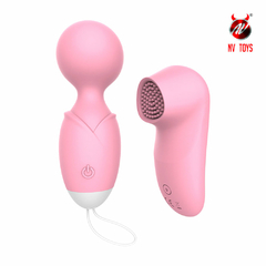 00772 | Massageador de clitóris que acompanha 2 cabeças para estimulos diferentes - NV TOYS - comprar online