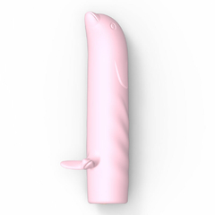 00861 | Mini Vibrador Golfinho Recarregável para Ponto G com 10 modos de vibração - YOUVIBE - E-VARIEDADES