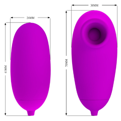 00900 | Cápsula Vibrador com dedeira de pulsação,Uma das cápsulas tem 12 modos de vibração e a outra possui 12 modos de pulsação - PRETTY LOVE na internet