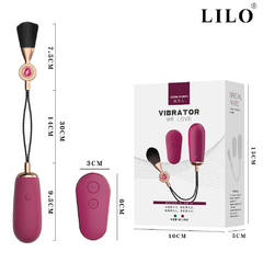 00908 | Vibrador, em formato de cápsula, com pincel em sua ponta e cápsula, levemente texturizada. Tem 12 modos de vibraçãoe função de aquecimento - LILO - comprar online